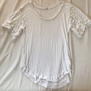 Free People Lace Shirt